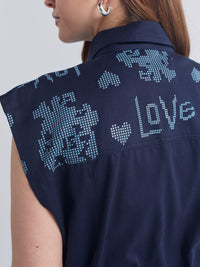 Vests Love - Navy