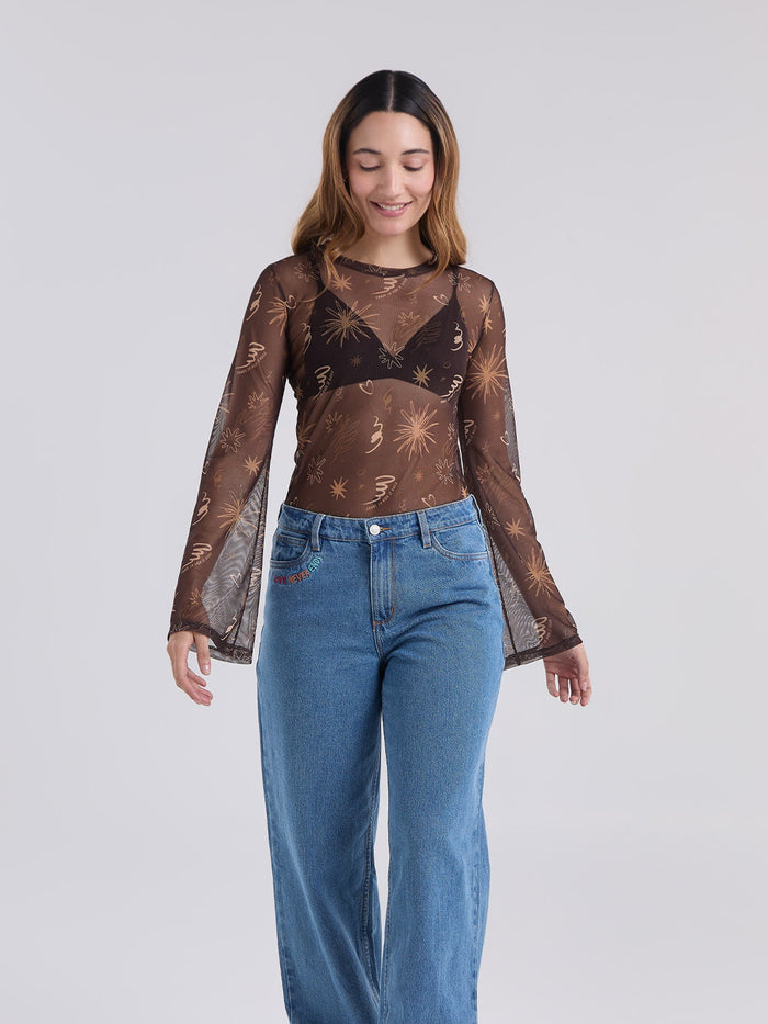 Top Destellos - Brown