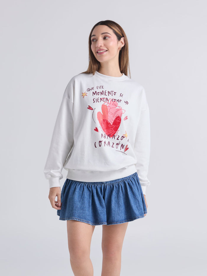 Jumper Abrazo al corazón - Ivory