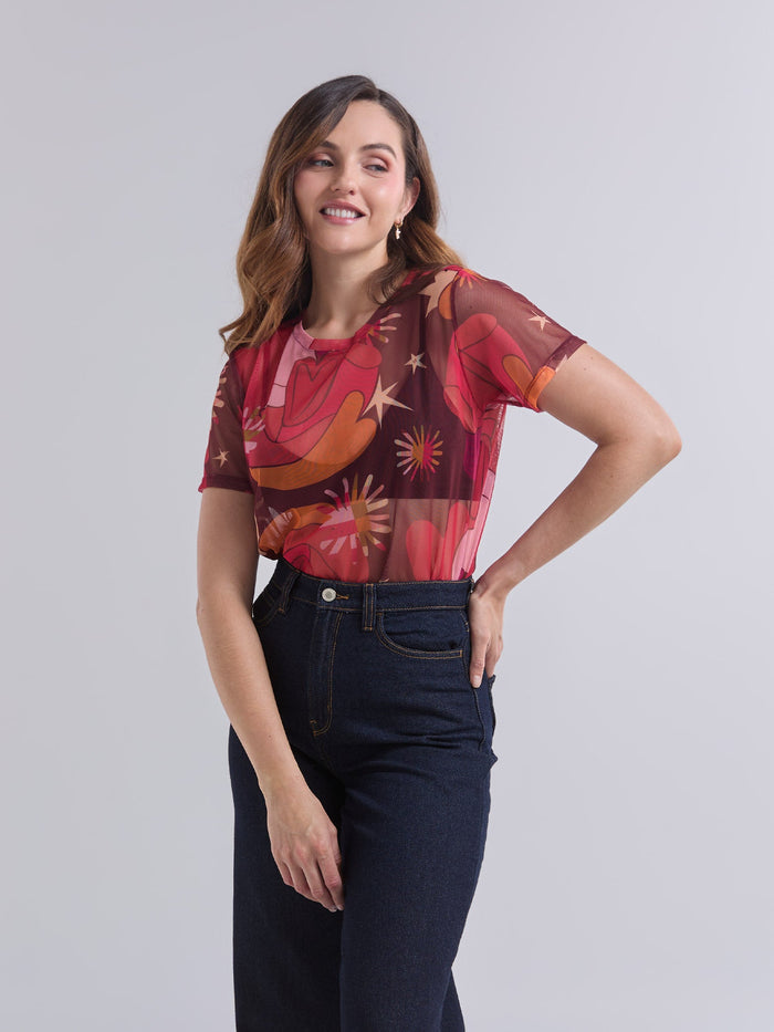 T-shirts Feel - Vinotinto