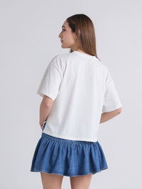 T-shirt Latidos - Ivory