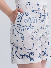 Shorts Lazos - Ivory