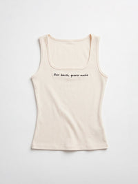 Top Vivir bonito - Ivory