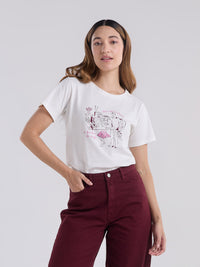 T-shirt Bailar la vida - Ivory