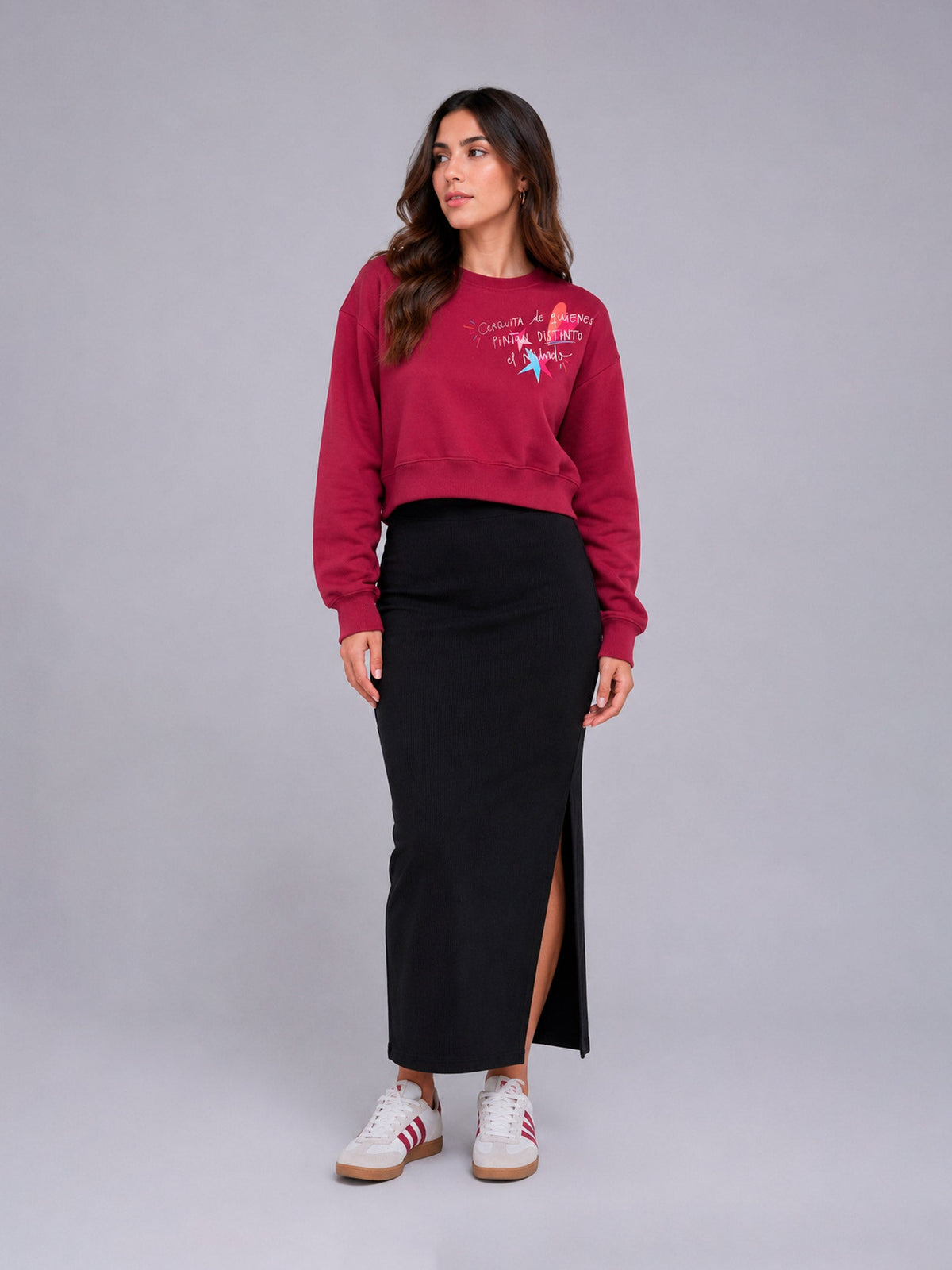 Jumpers Cerquita de ti - Burgundy