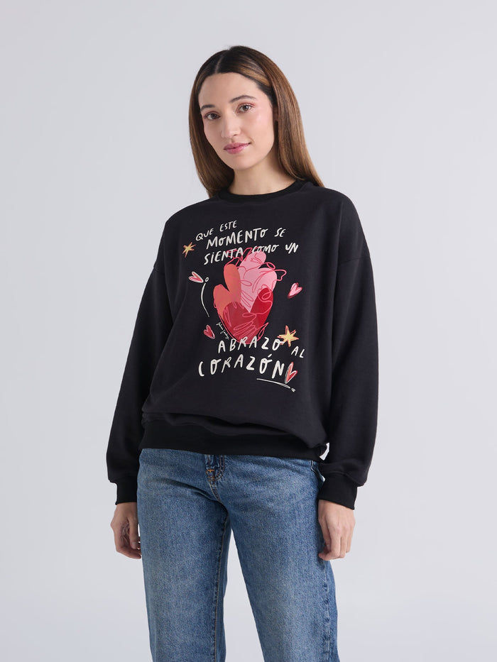 Jumper Abrazo al corazón - Black