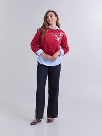Jumpers Cerquita de ti - Burgundy
