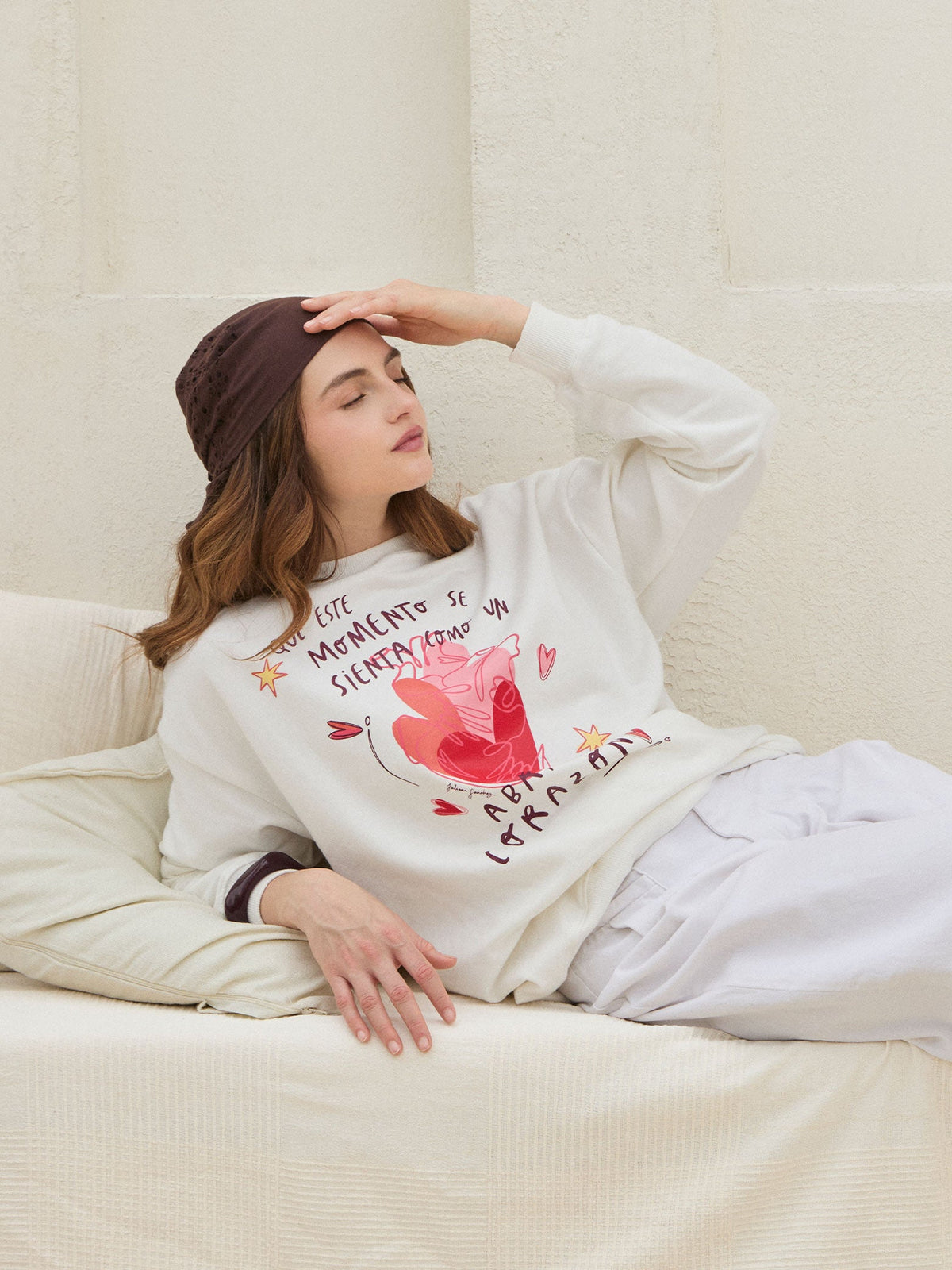 Jumper Abrazo al corazón - Ivory