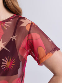T-shirts Feel - Vinotinto