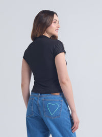Top With love - Black