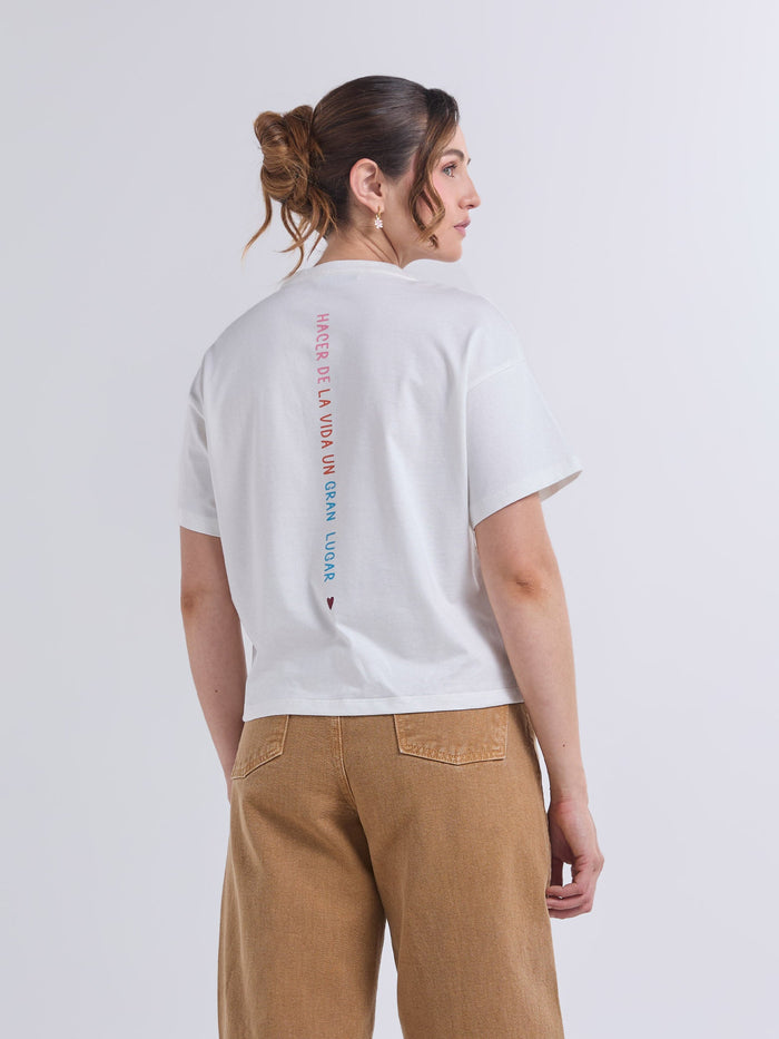 T-shirts Un gran lugar - Ivory