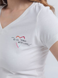 T-shirts With love - Ivory