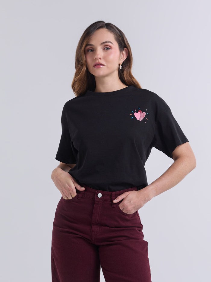 T-shirt Un gran lugar - Black