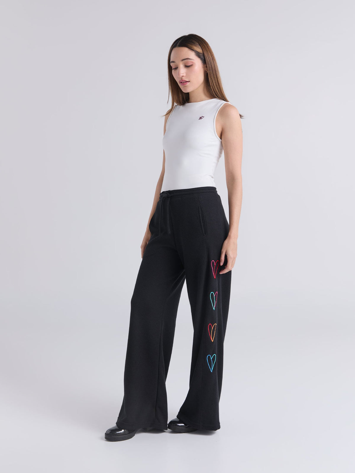 Pants Mi color - Black