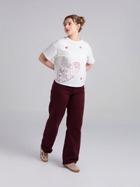 T-shirt Haz que pase - Ivory