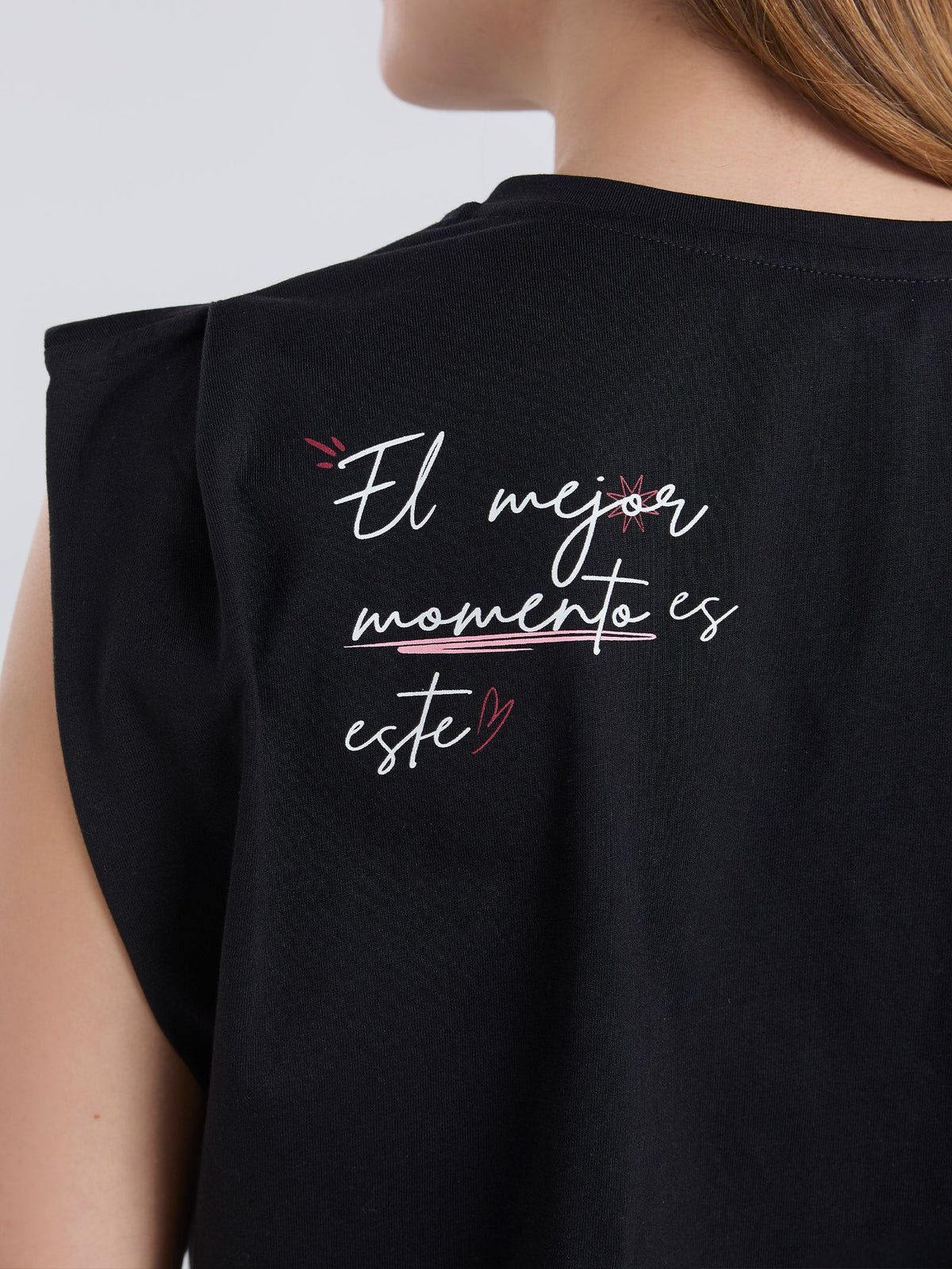 T-shirt El mejor momento - Black