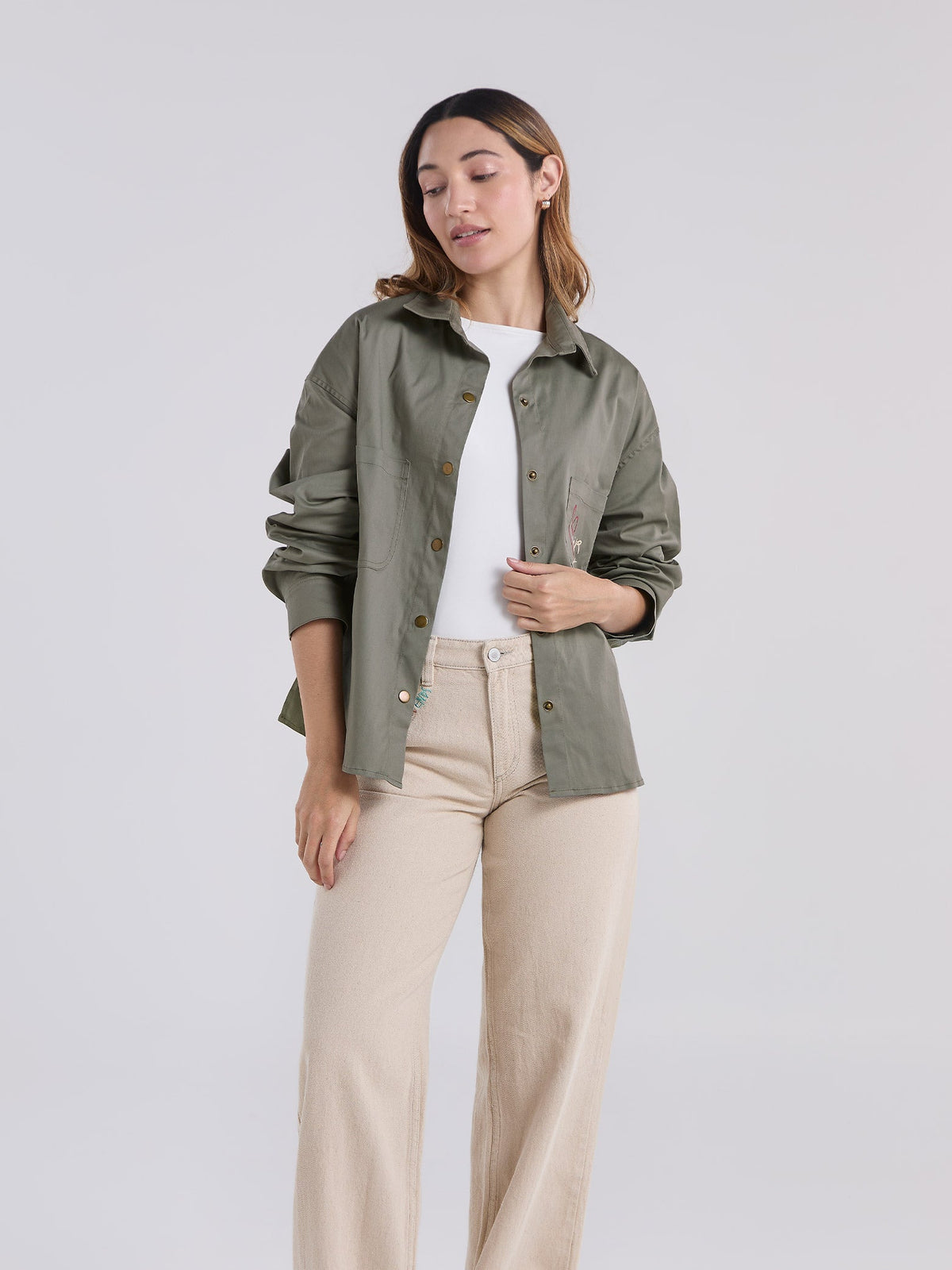 Overshirts Vivir celebrando - Green