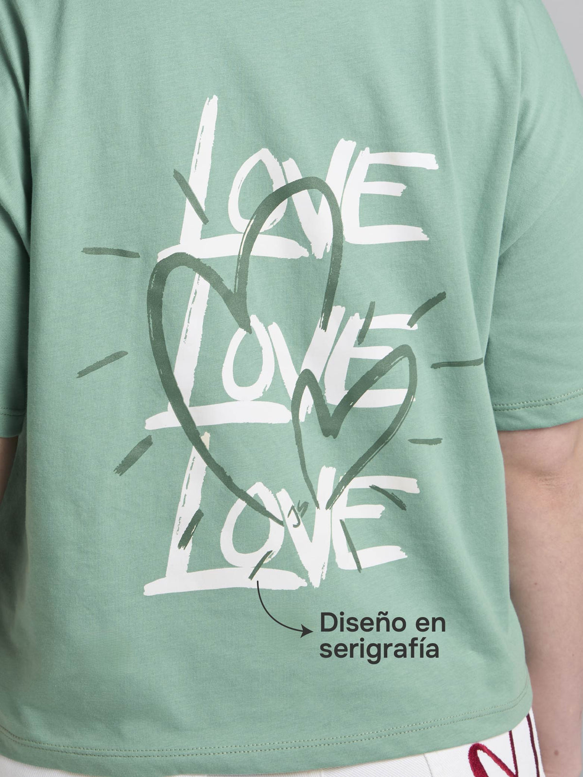 T-shirt Love - Green