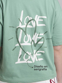 T-shirt Love - Green