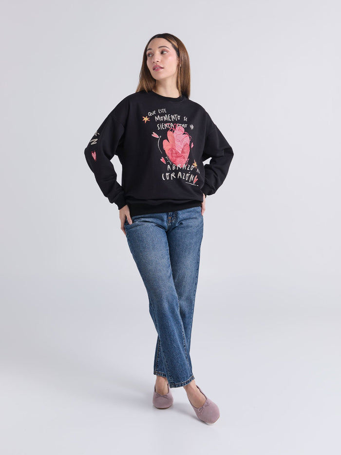 Jumper Abrazo al corazón - Black