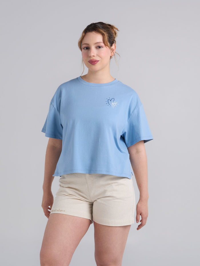 T-shirt Love - Blue