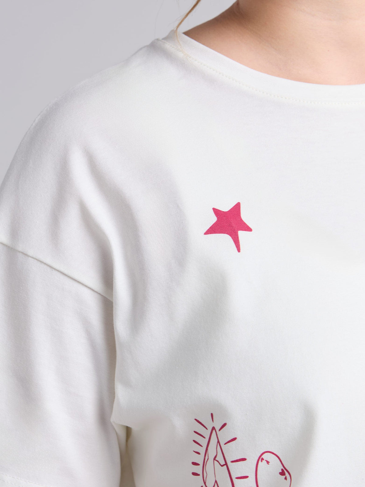 T-shirt Haz que pase - Ivory