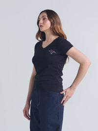 T-shirt With love - Black