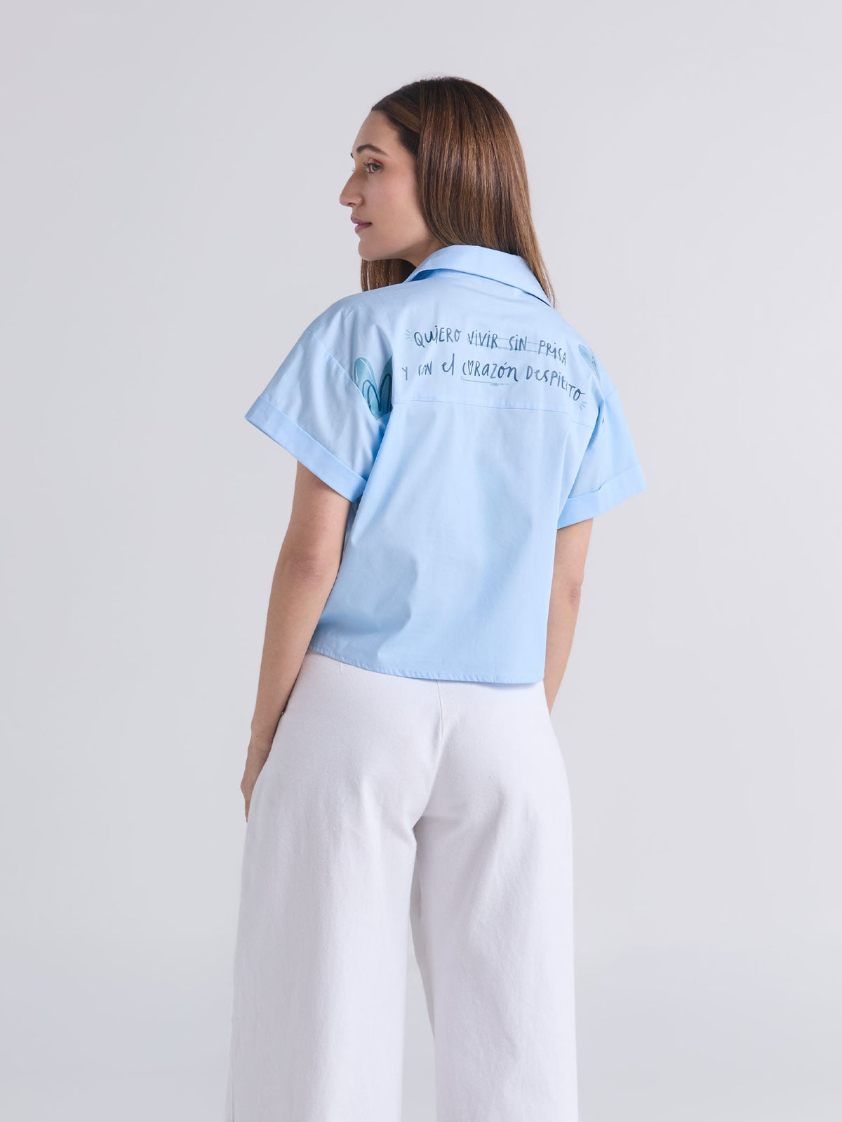 Shirt Corazón despierto - Blue