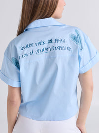 Shirt Corazón despierto - Blue