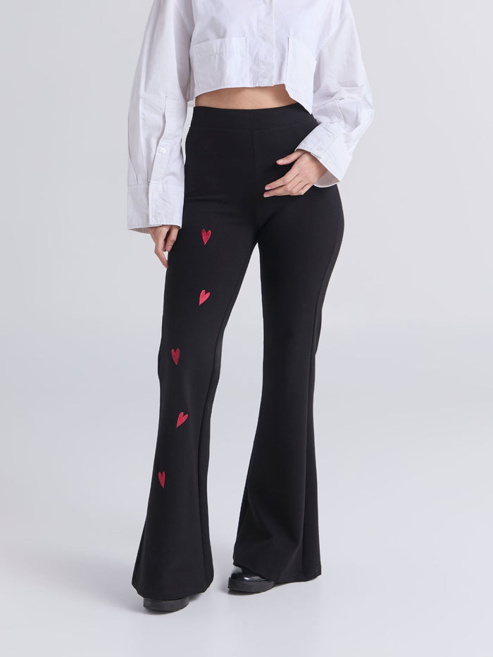 Pants Flare básico - Black