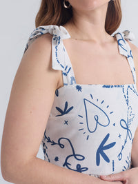 Dresses Puntada de cruz - Ivory